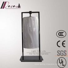 High Quality Hotel Decorative Pearl Black Metal Table Lamp